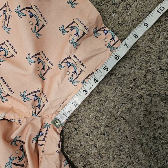 Life Is Good Hammock Jake Orange Novelty Print Mesh Lining Swim Trunks Boys 6 - Picture 11 of 12